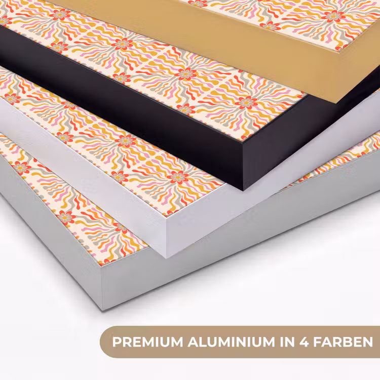 Patroon - Retro - Kleur Textielframe zwart klein 947 -USP_kleurenDE