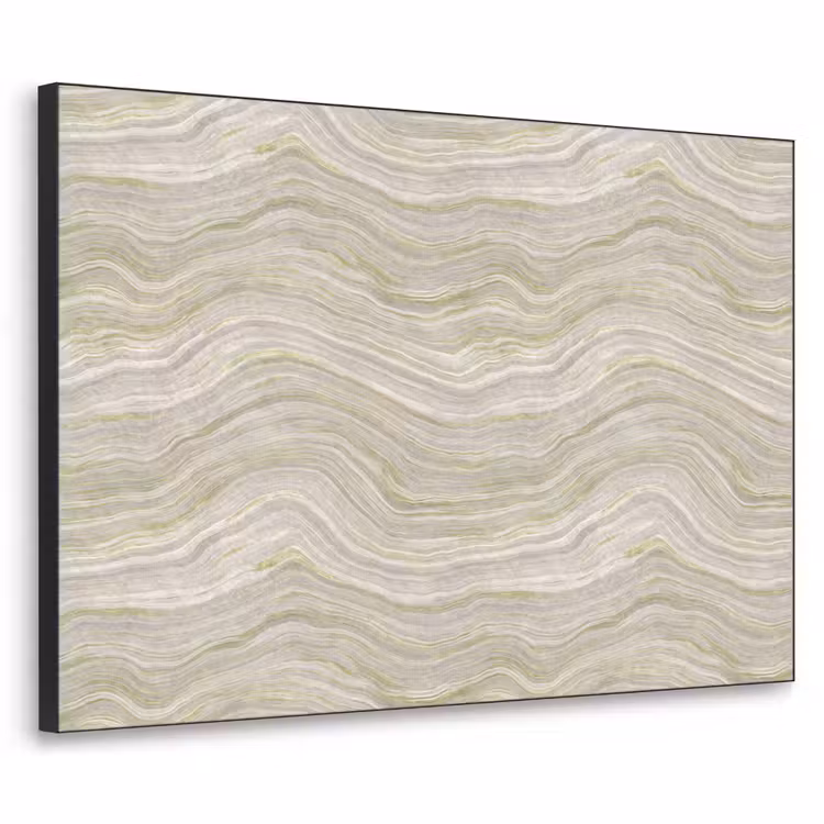 Patroon - Sereen - Groen Textielframe zwart klein 947 -3d