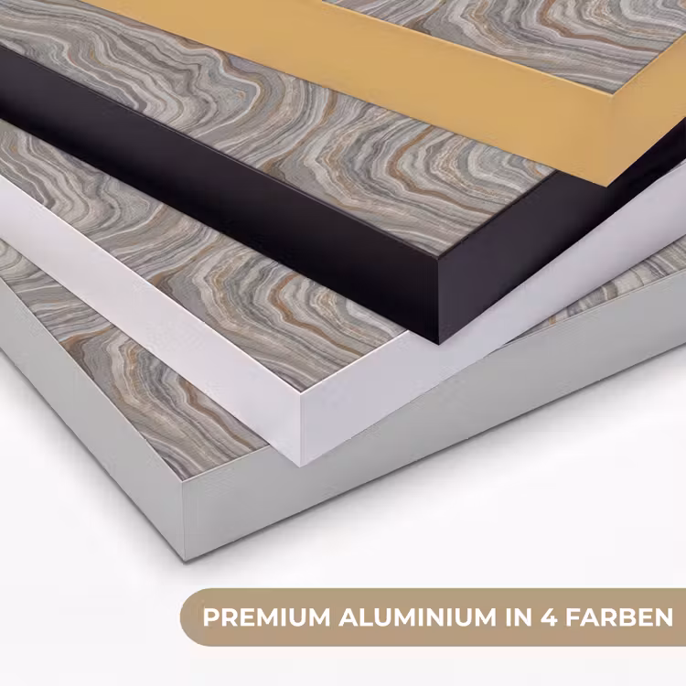 Patroon - Textuur - Grijs Textielframe zwart klein 947 -USP_kleurenDE