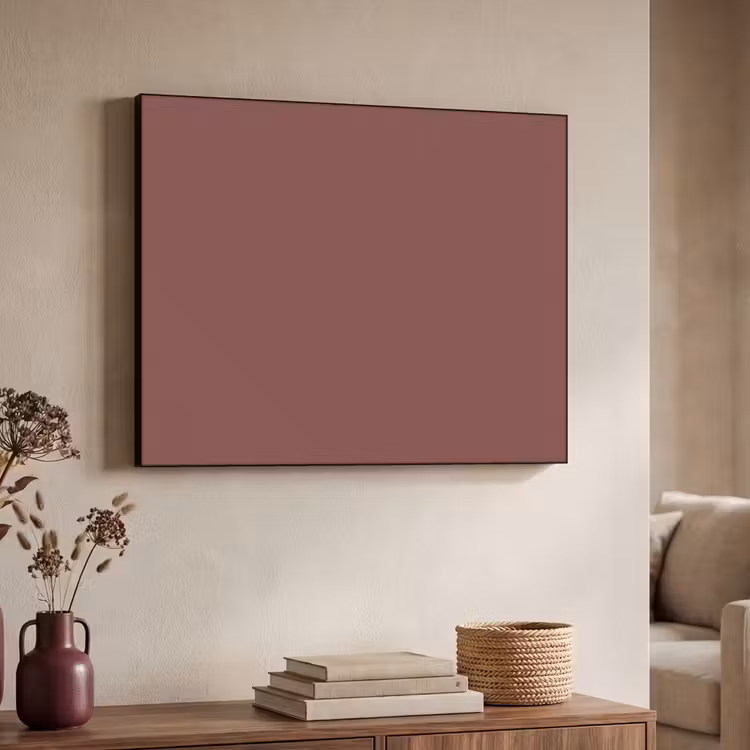 Muted - Raisin - Rood Textielframe zwart klein 947 -sfeer3