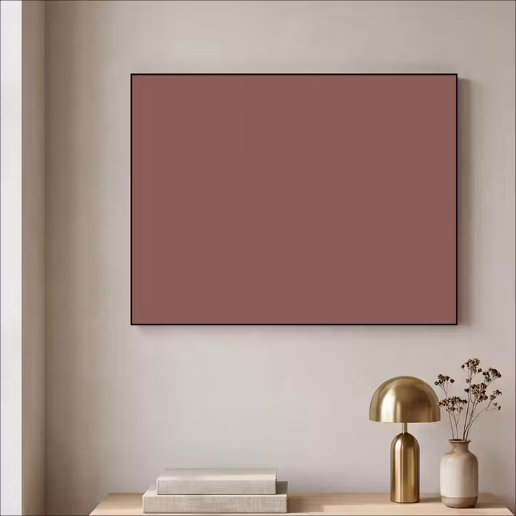 Muted - Raisin - Rood Textielframe zwart klein 947 -sfeer2