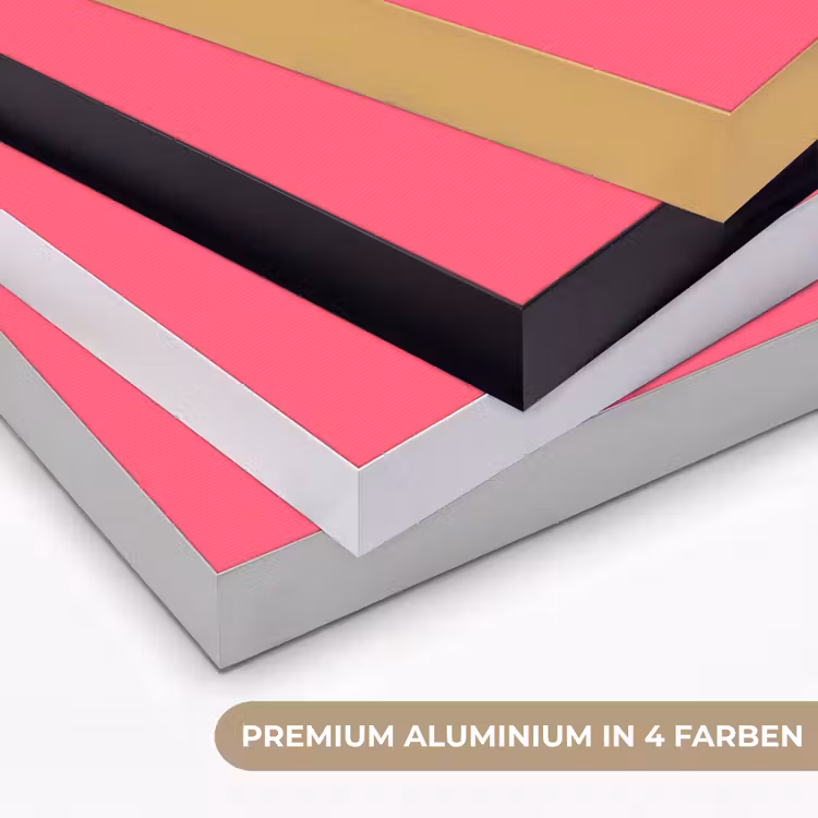 Neon - Flamingo - Roze Textielframe zwart klein 947 -USP_kleurenDE