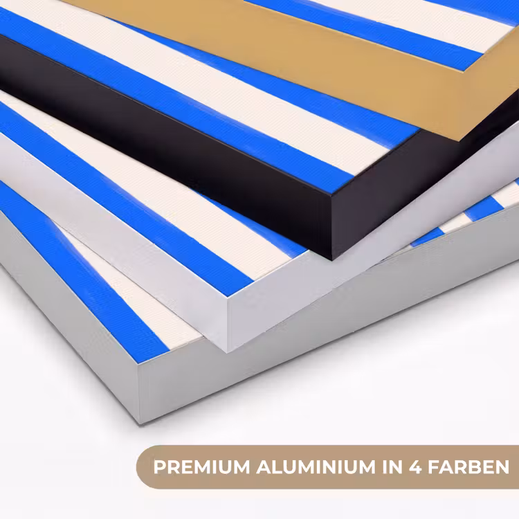 Fruit - Citroen - Zomer - Geel - Blauw Textielframe zwart klein -USP_kleurenDE