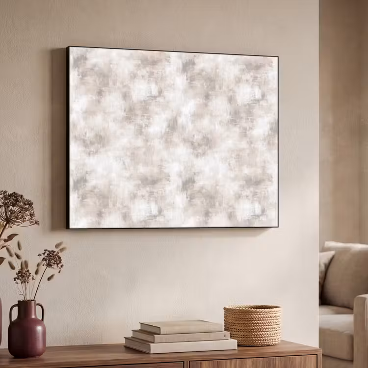 Organisch - Patroon - Gemêleerd Textielframe zwart klein 947 -sfeer3