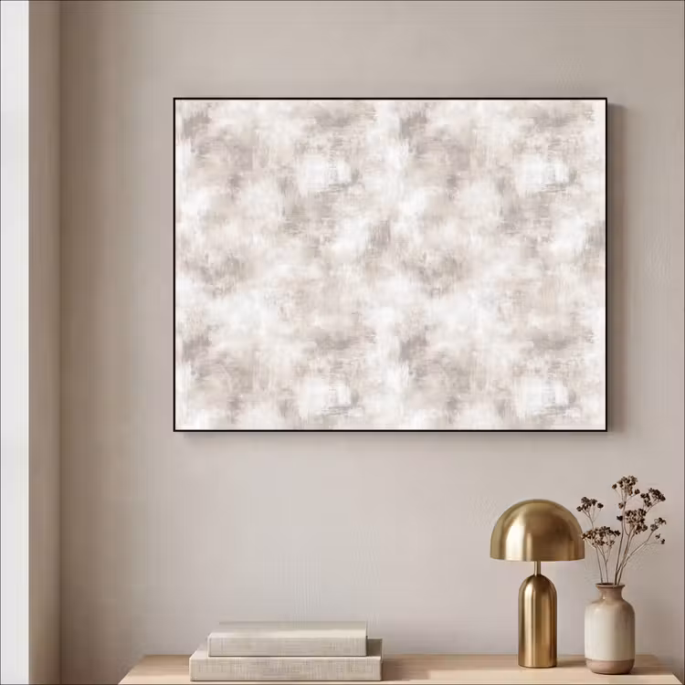 Organisch - Patroon - Gemêleerd Textielframe zwart klein 947 -sfeer2