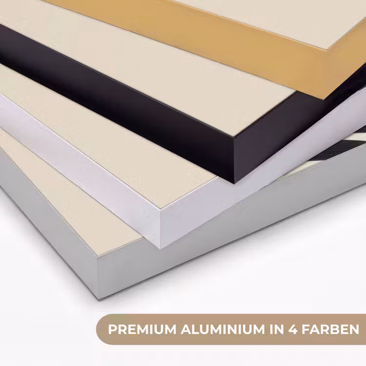 Palmblad - Donkere bladen - Subtiel Textielframe zwart klein -USP_kleurenDE