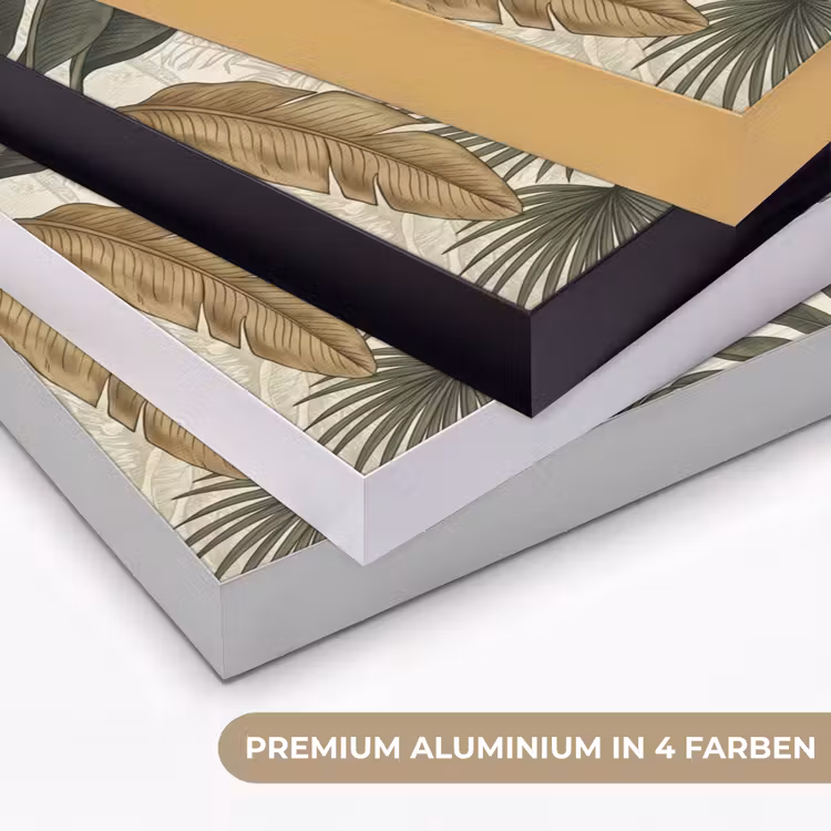 Papagaaien - Jungle - Tropisch - Green Textielframe zwart klein -USP_kleurenDE