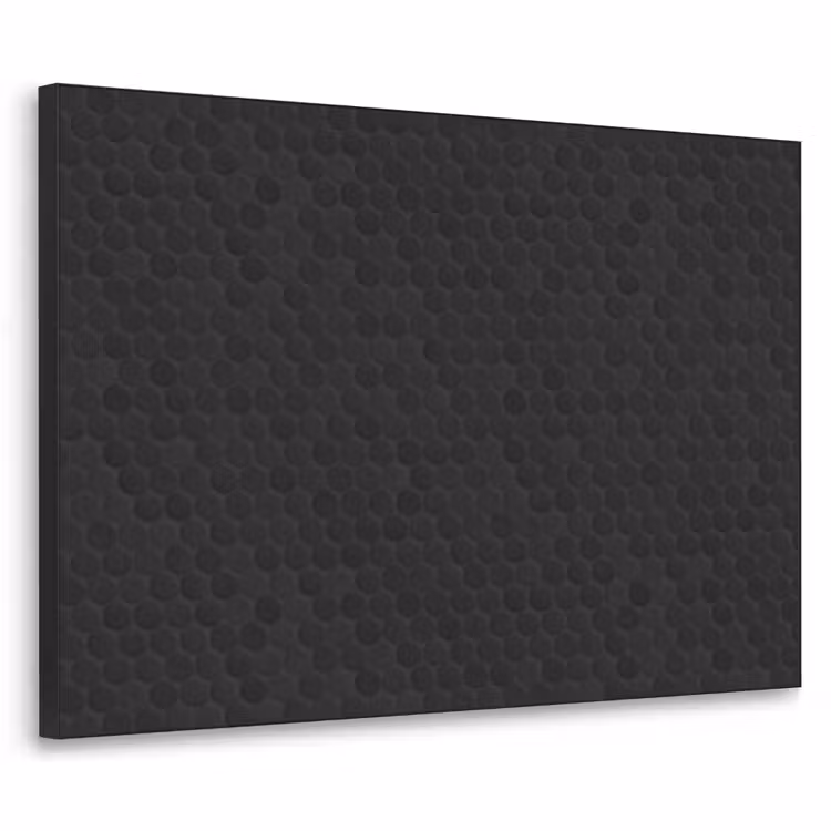 Penny - Tegel - Mat - Zwart Textielframe zwart klein 947 -3d