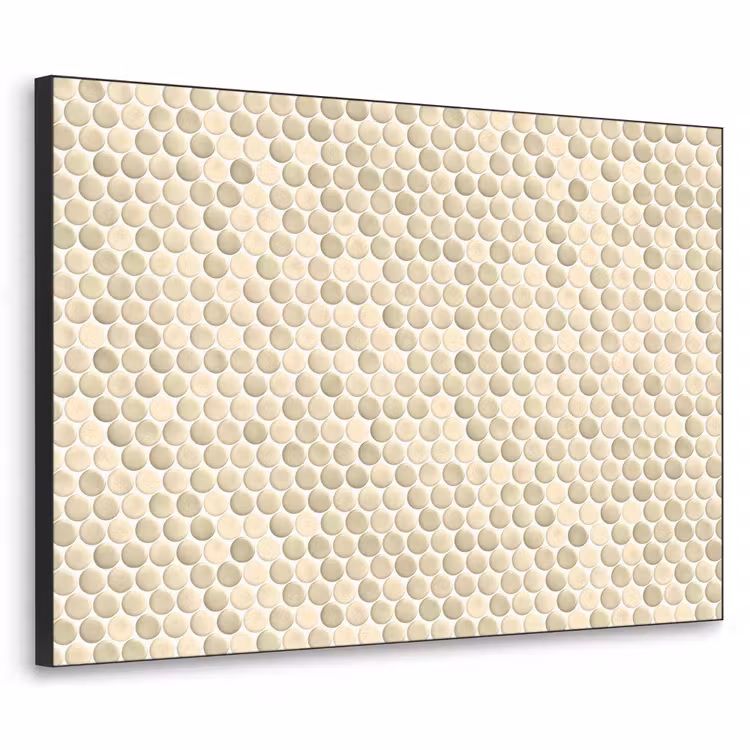 Penny - Mozaïek - Zand Textielframe zwart klein 947 -3d