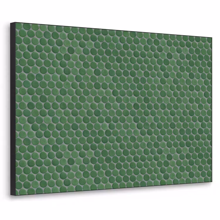 Penny - Mozaïek - Bosgroen - Green Textielframe zwart klein 947 -3d