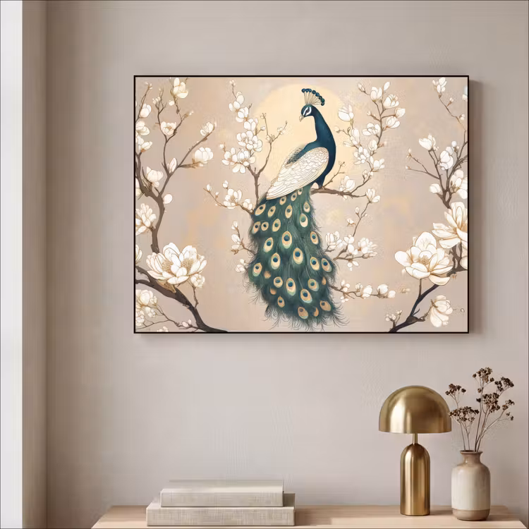 Pauw - Tak - Bloemen Textielframe - compleet frame klein -sfeer2