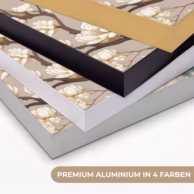 Pauw - Tak - Bloemen Textielframe zwart klein -USP_kleurenDE