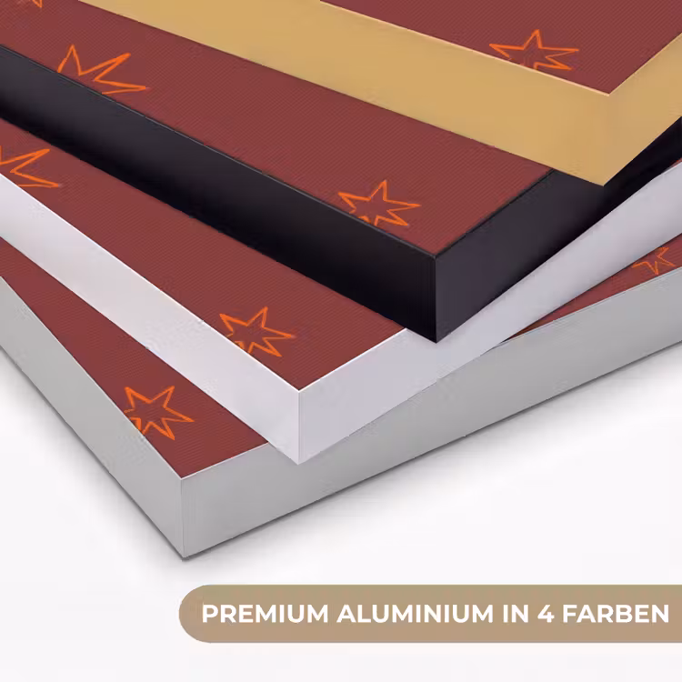 Paard - Ruiter - Sterren - Nacht - Illustratie Textielframe zwart klein -USP_kleurenDE