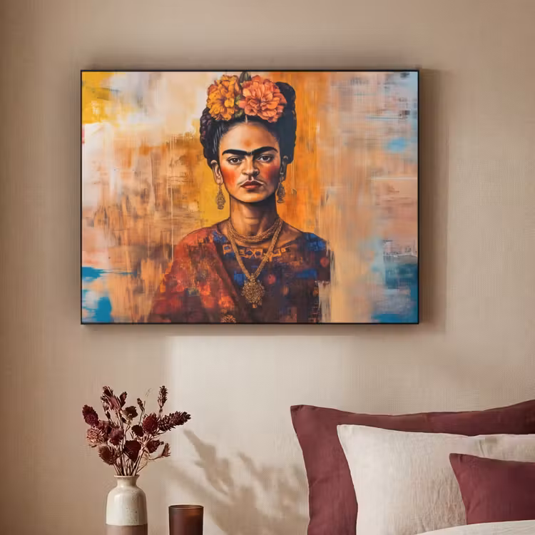 Portret - Sieraden - Schilderachtig Textielframe - compleet frame klein -sfeer1