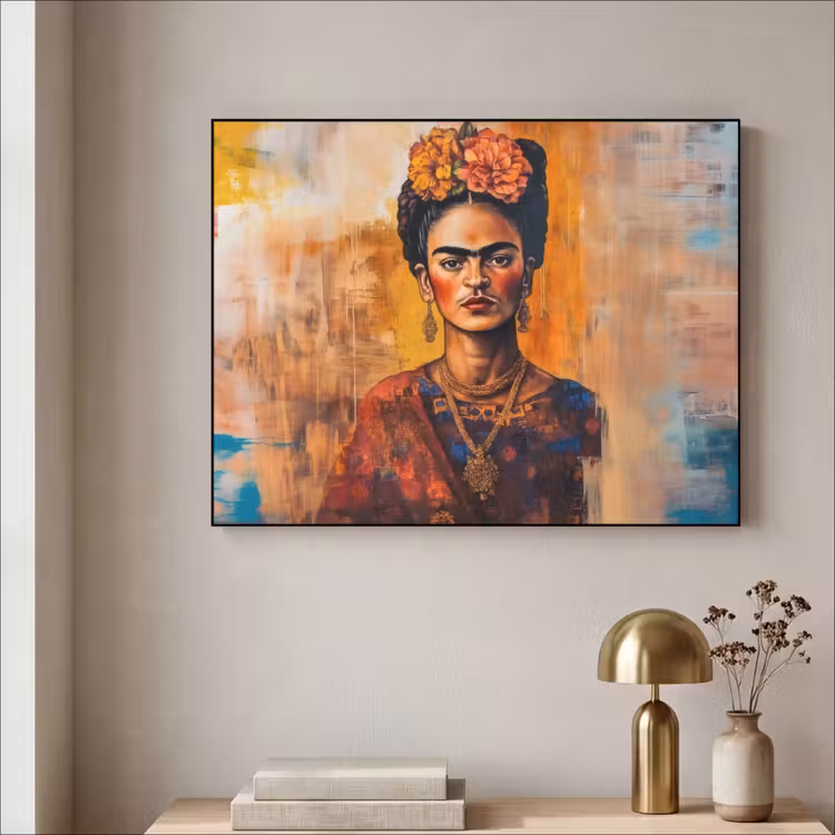Portret - Sieraden - Schilderachtig Textielframe zwart klein -sfeer2