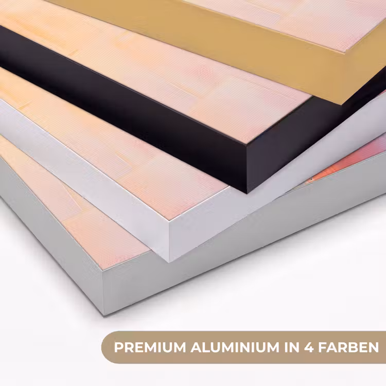 Planken - Boeken - Bladeren Textielframe zwart klein -USP_kleurenDE