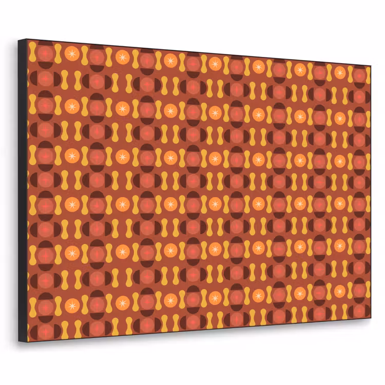Retro - Disco - Hippie Textielframe - compleet frame klein 947 -3d