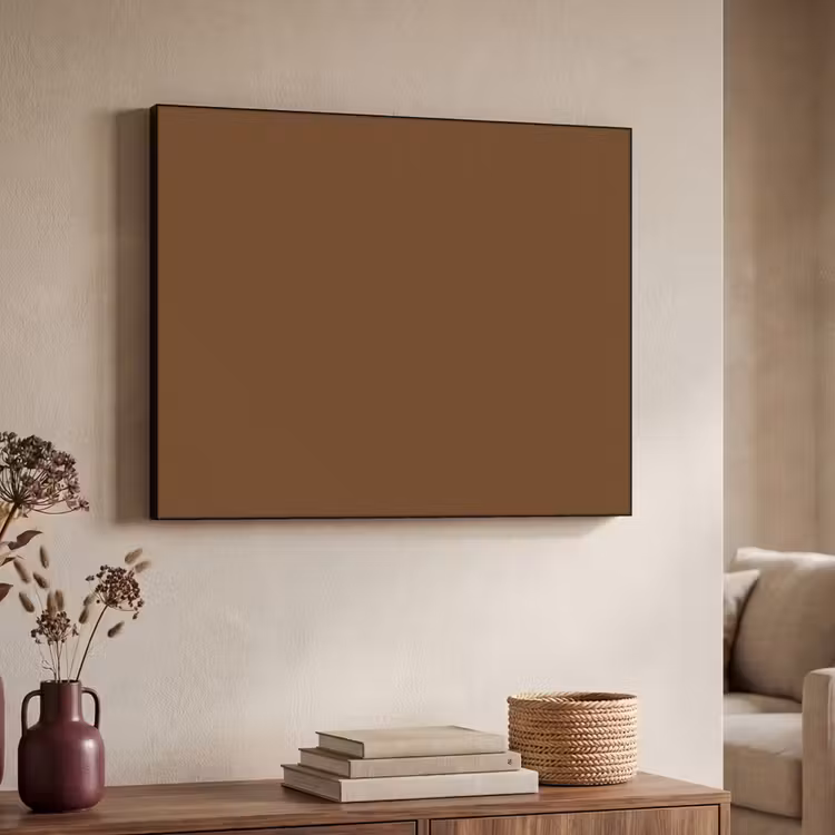 Rich - Espresso - Bruin Textielframe zwart klein 947 -sfeer3