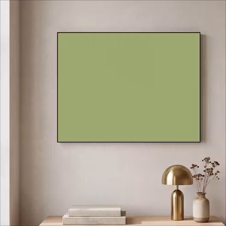Sage - Green - Groen Textielframe zwart klein 947 -sfeer2