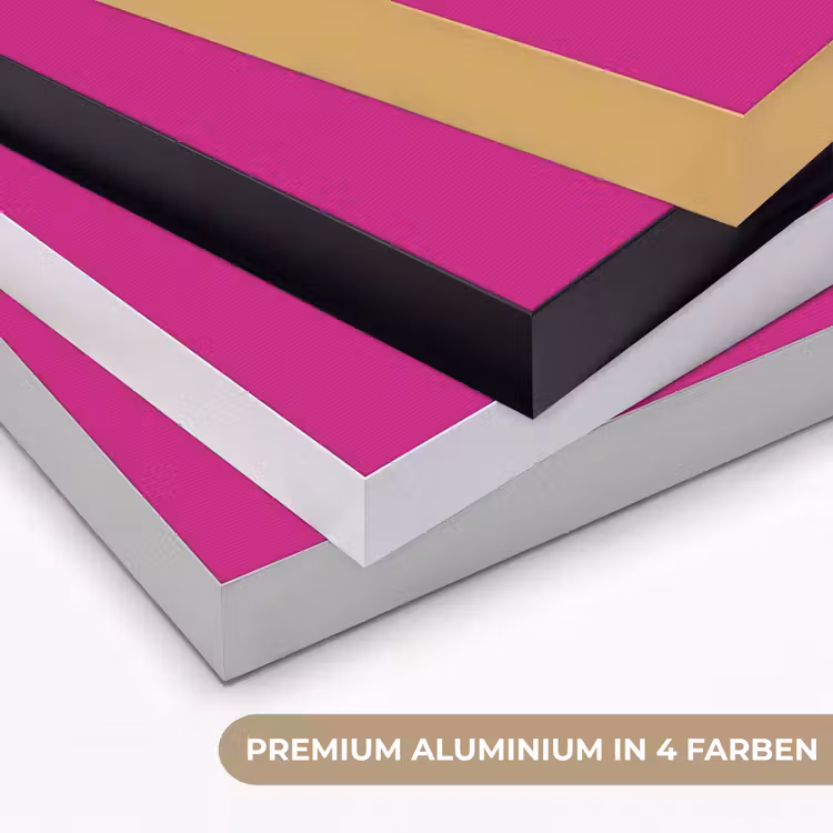 Velvet - Magenta - Roze Textielframe zwart klein 947 -USP_kleurenDE