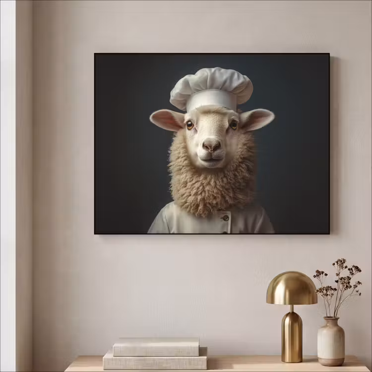 Schaap - Wol - Kok Textielframe - compleet frame klein -sfeer2