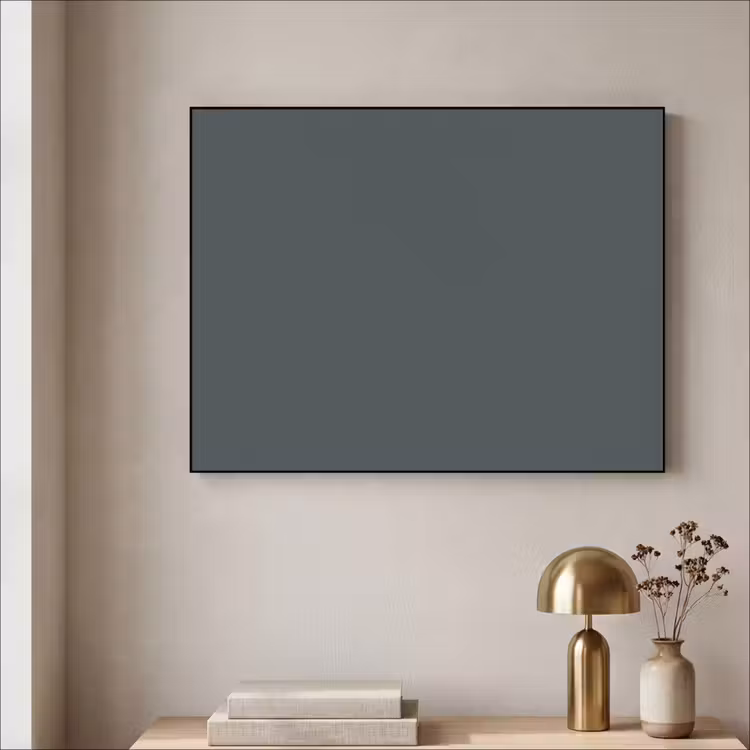 Slate - Millstone - Grijs Textielframe zwart klein 947 -sfeer2
