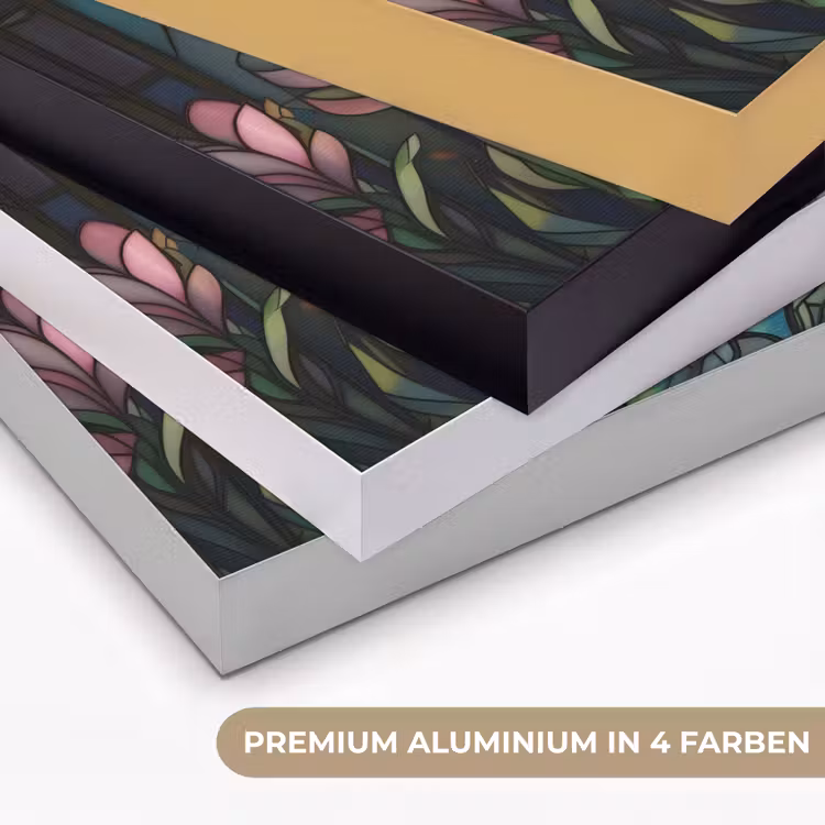 Vlinder - Roze - Bloemen - Bladeren Textielframe zwart klein -USP_kleurenDE