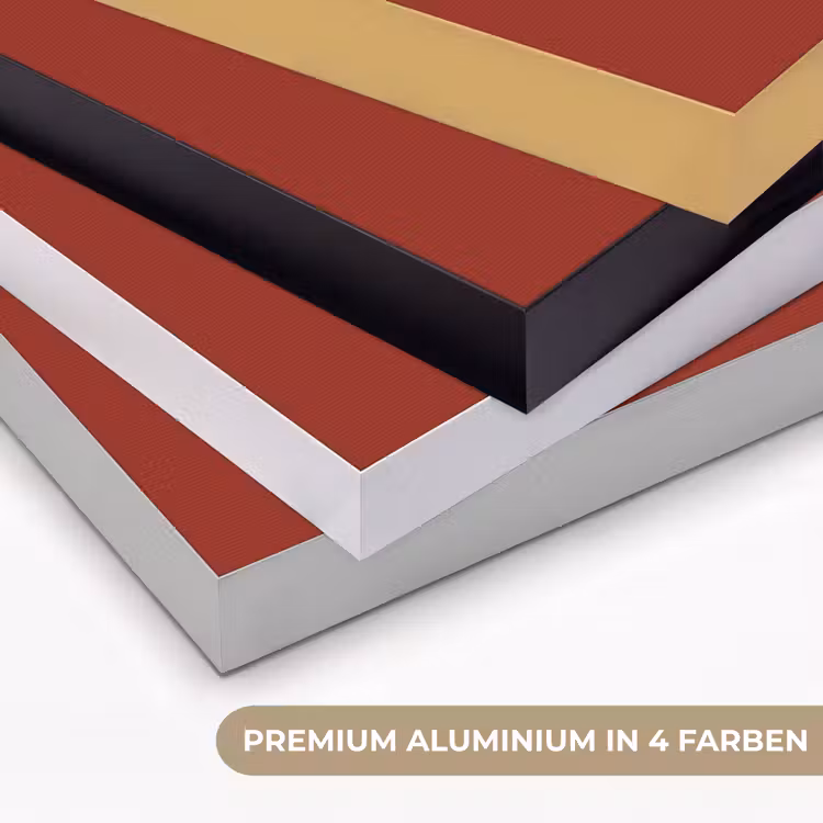 Schuin - Loveyou - Rood Textielframe zwart klein -USP_kleurenDE