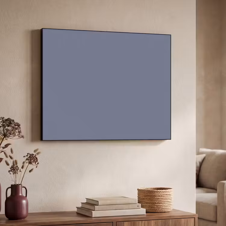 Slate - Whisper - Blauw Textielframe zwart klein 947 -sfeer3