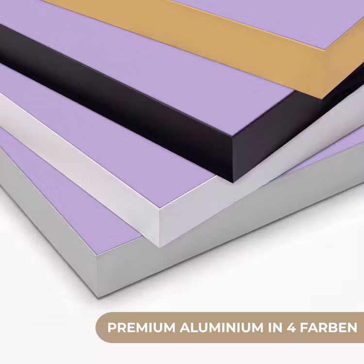 Soft - Lavender - Paars Textielframe zwart klein 947 -USP_kleurenDE