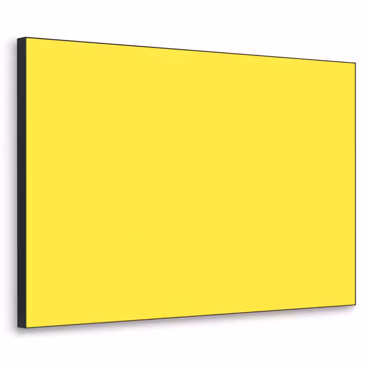 Soft - Custard - Geel Textielframe zwart klein 947 -3d