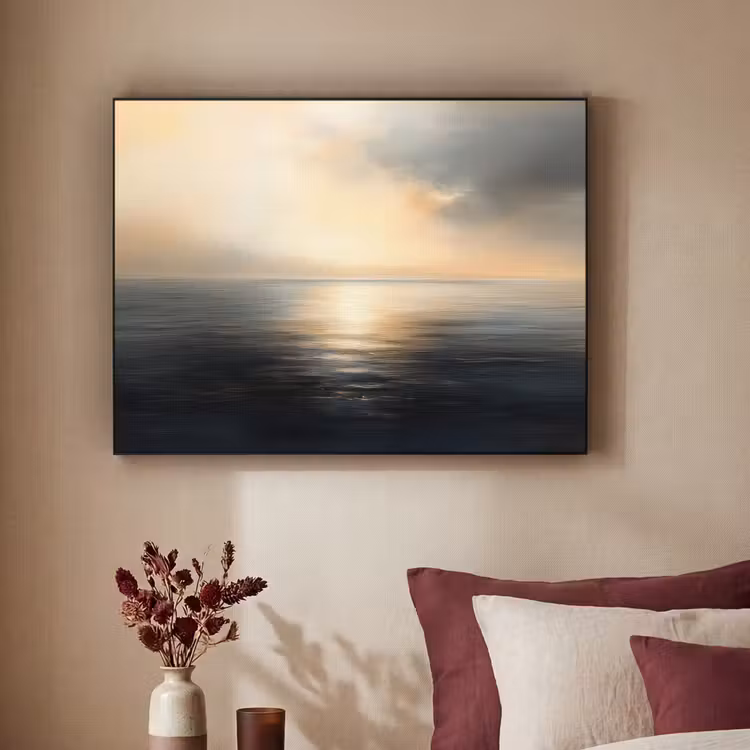 Zon - Horizon - Zee Textielframe - compleet frame klein -sfeer1