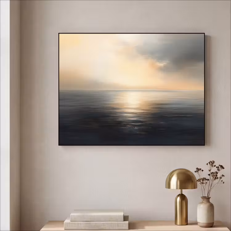 Zon - Horizon - Zee Textielframe - compleet frame klein -sfeer2