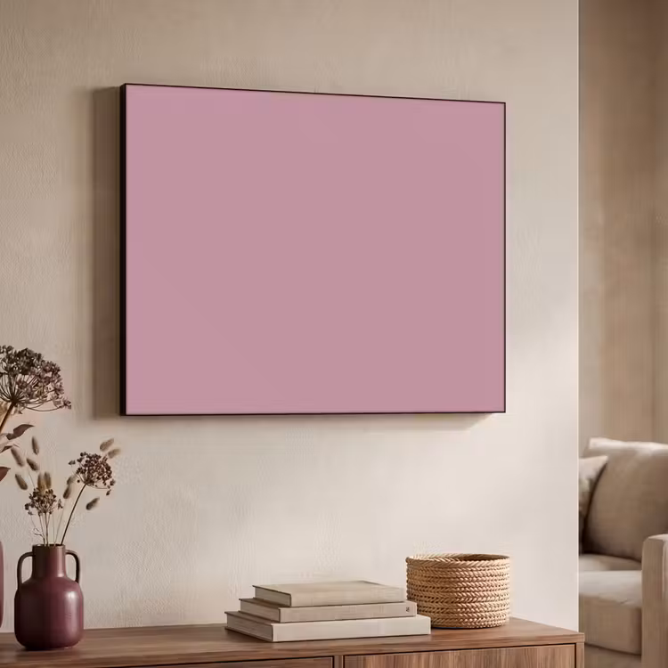 Dusty - Mauve - Paars Textielframe zwart klein 947 -sfeer3