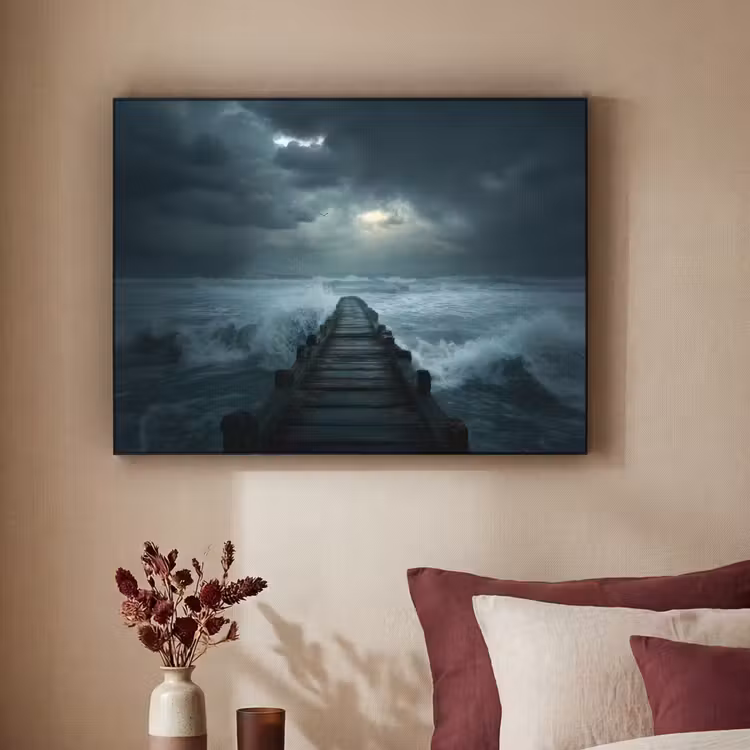 Steiger - Storm - Golven Textielframe - compleet frame klein -sfeer1