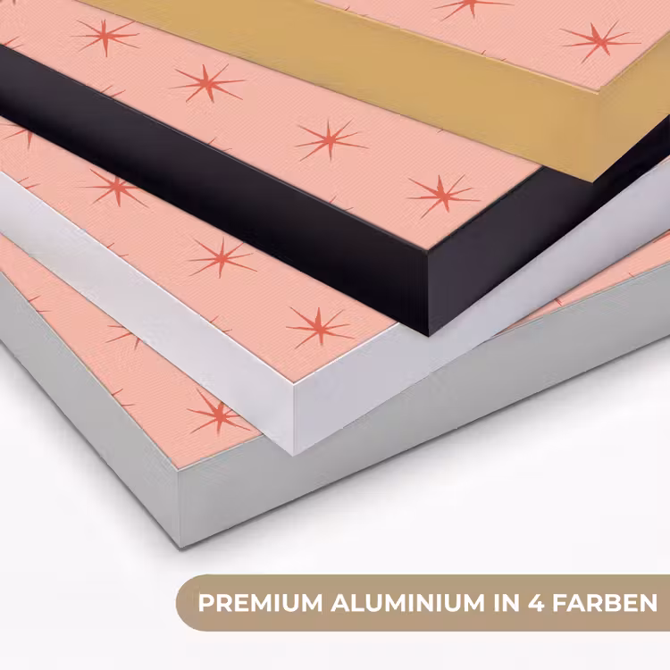 Sterretjes - Patroon - Oranje Textielframe zwart klein 947 -USP_kleurenDE
