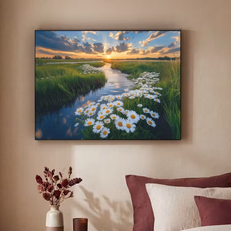 Beekje - Landschap - Margriet Textielframe - compleet frame klein -sfeer1