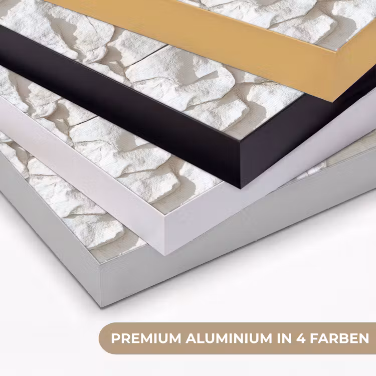 Structuur - Rots - Wit Textielframe zwart klein 947 -USP_kleurenDE
