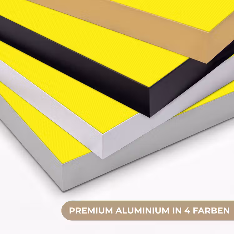 Sunshine - Glow - Geel Textielframe zwart klein 947 -USP_kleurenDE