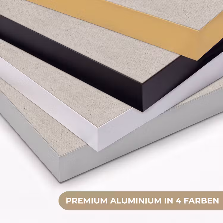 Textuur - Effen - Abstract - Beige Textielframe zwart klein -USP_kleurenDE
