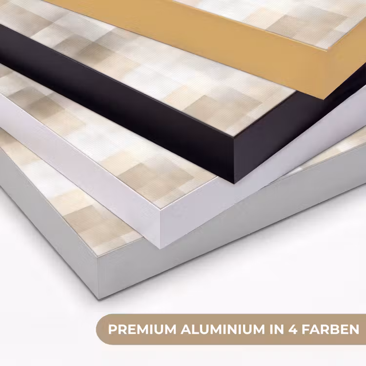Textuur - Linnen - Beige Textielframe zwart klein 947 -USP_kleurenDE