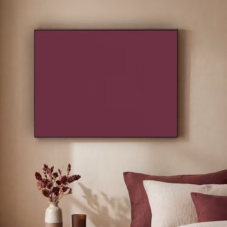 Deep - Plum - Paars Textielframe zwart klein 947 -sfeer1