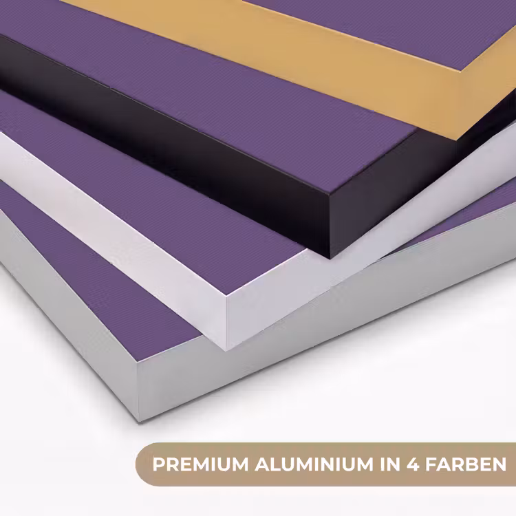 Deep - Plum - Paars Textielframe zwart klein 947 -USP_kleurenDE