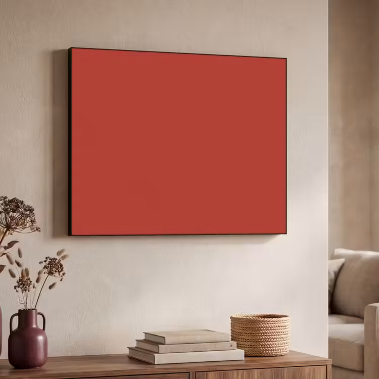 Deep - Crimson - Rood Textielframe zwart klein 947 -sfeer3