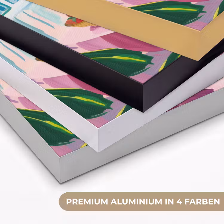 Tafel - Wijn - Fruit Textielframe zwart klein -USP_kleurenDE
