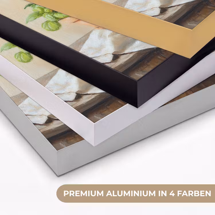 Potten - Kruiden - Hout Textielframe zwart klein -USP_kleurenDE