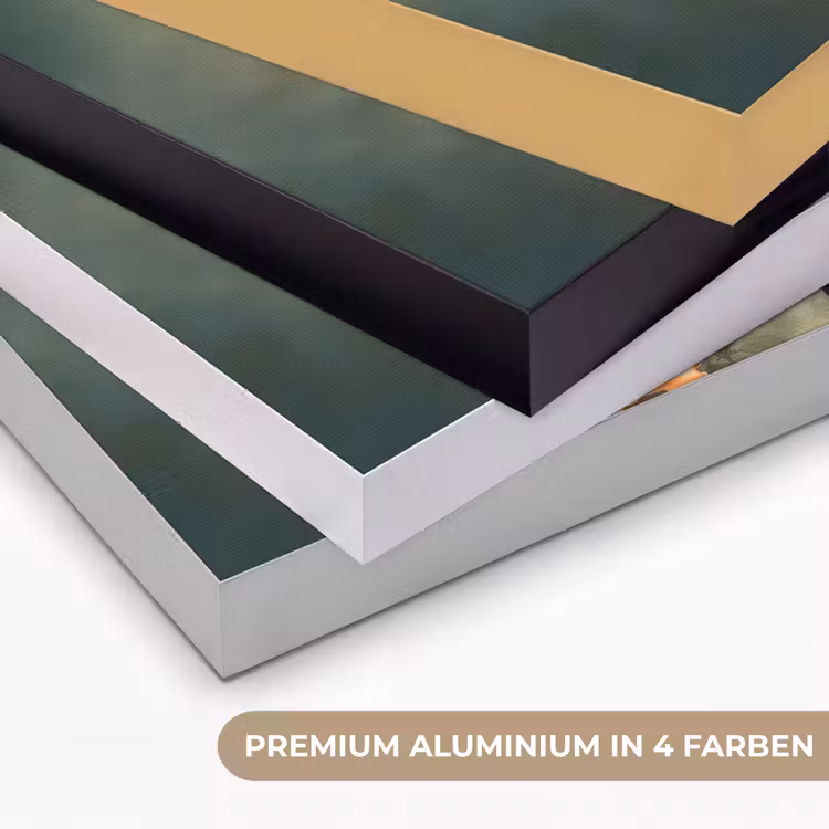 Toekan - Vogel - Bloemen - Planten Textielframe zwart klein -USP_kleurenDE