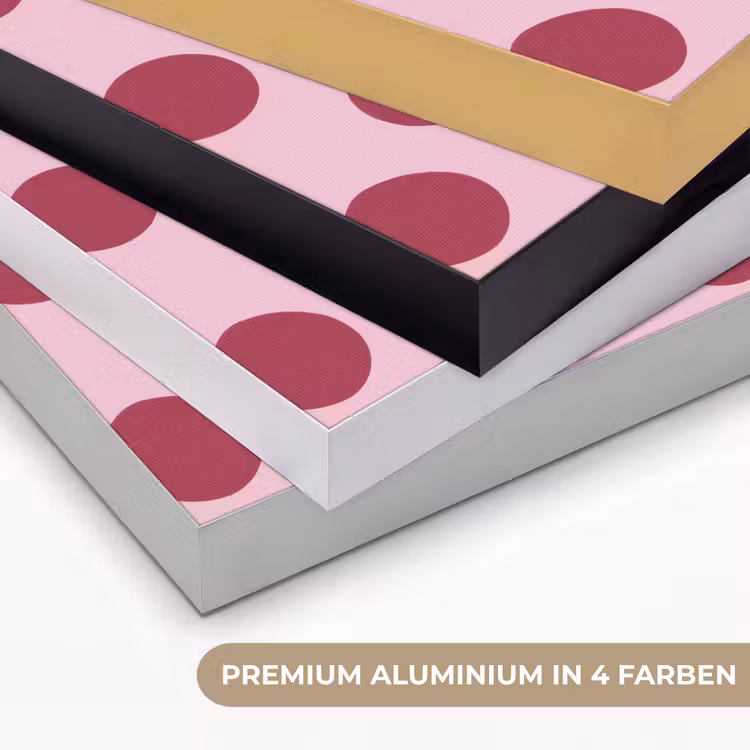 Stippen - Patroon - Bordeaux Textielframe zwart klein 947 -USP_kleurenDE