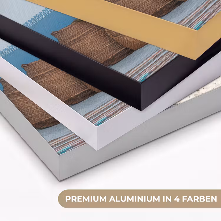 Deur - Manden - Planten Textielframe zwart klein -USP_kleurenDE