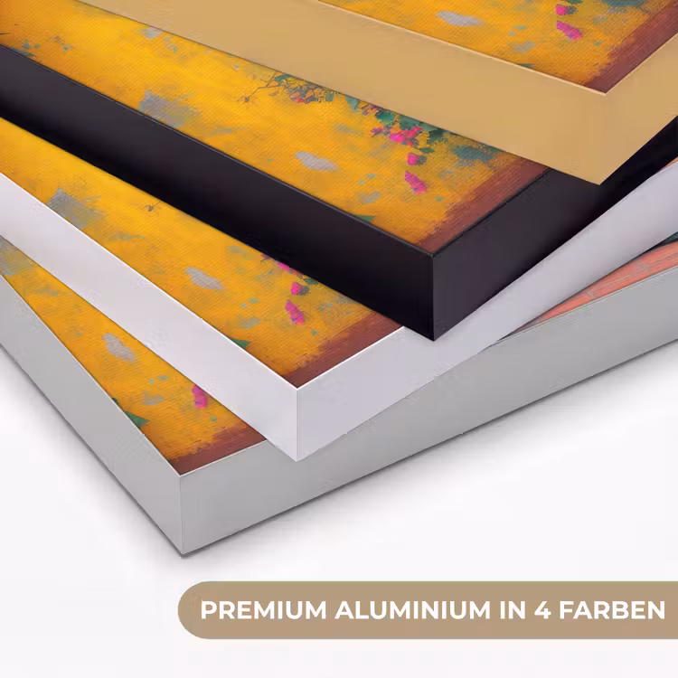 Deuren - Kleurrijk - Planten Textielframe zwart klein -USP_kleurenDE